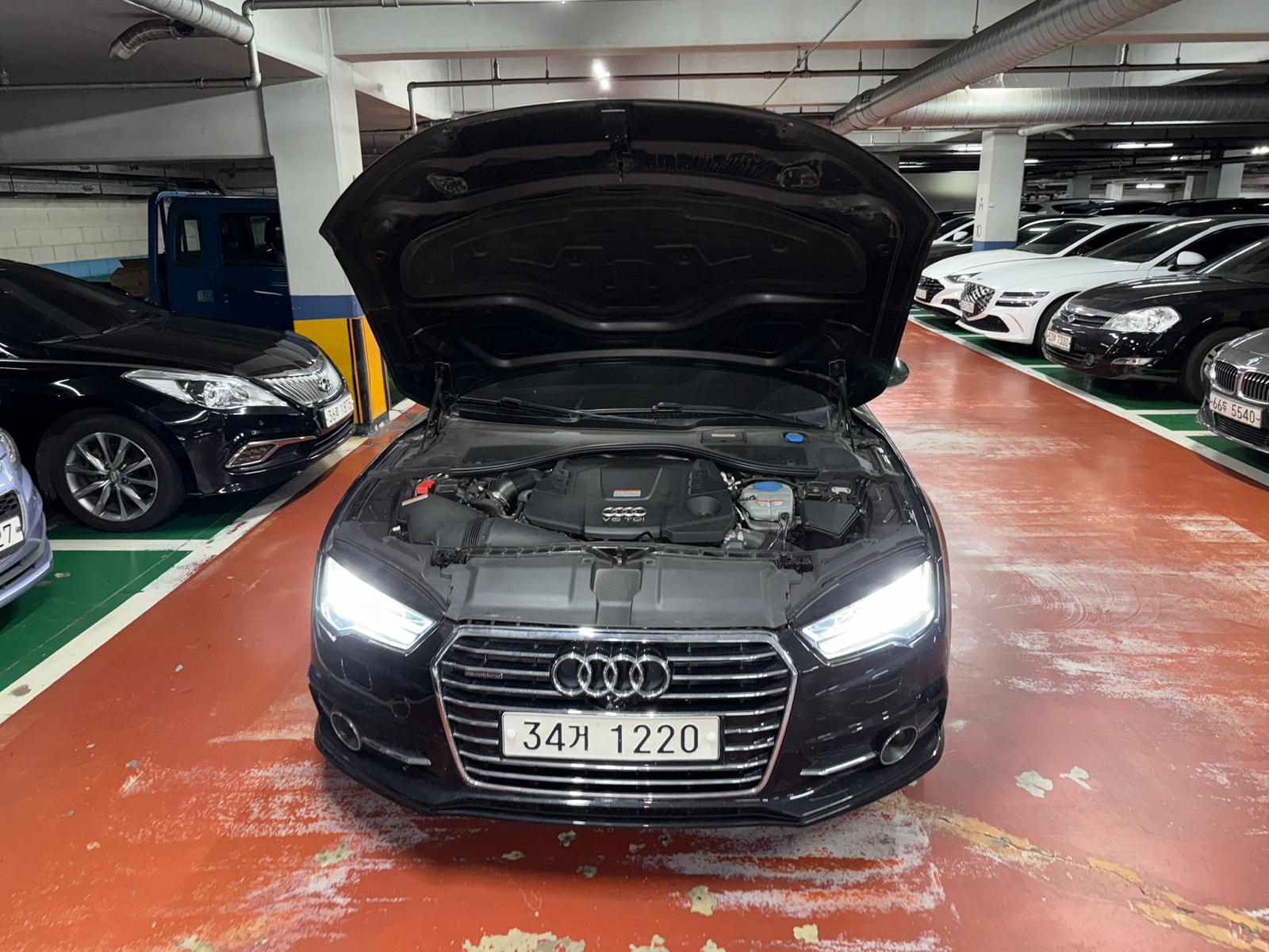 Audi A6 3.0 TDI quattro 2015-2018 - Black - HD Trading Korea car export