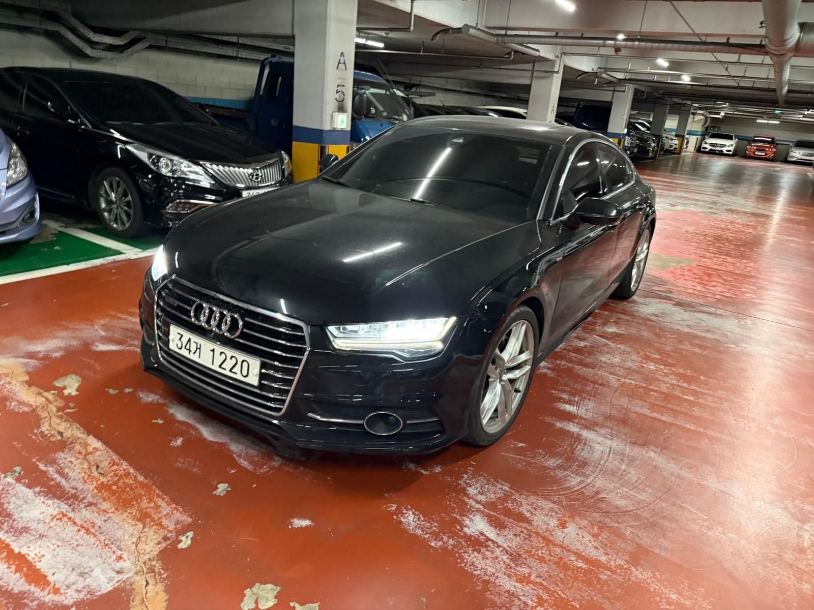 Audi A7 Sportback 50 TDI quattro 2017 - Black - HD Trading Korea car export