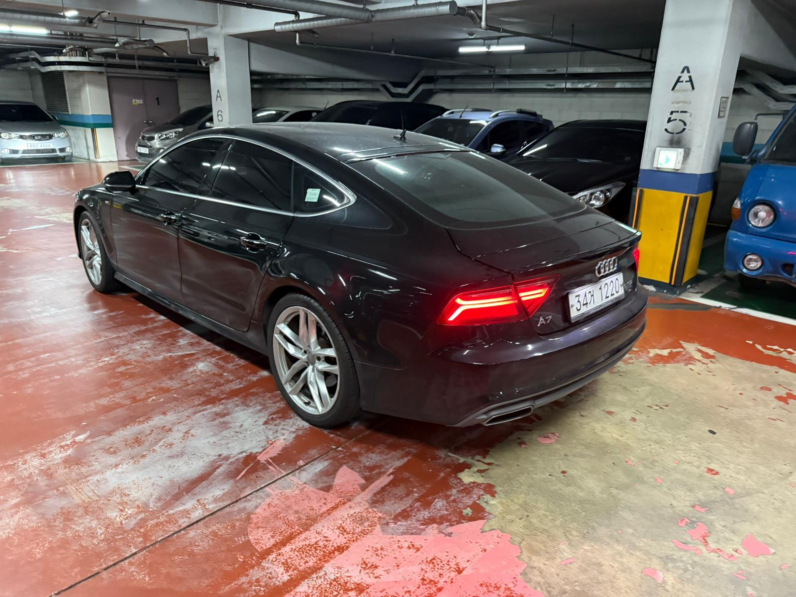 Audi A7 Sportback 50 TDI quattro 2017 - Black - HD Trading Korea car export