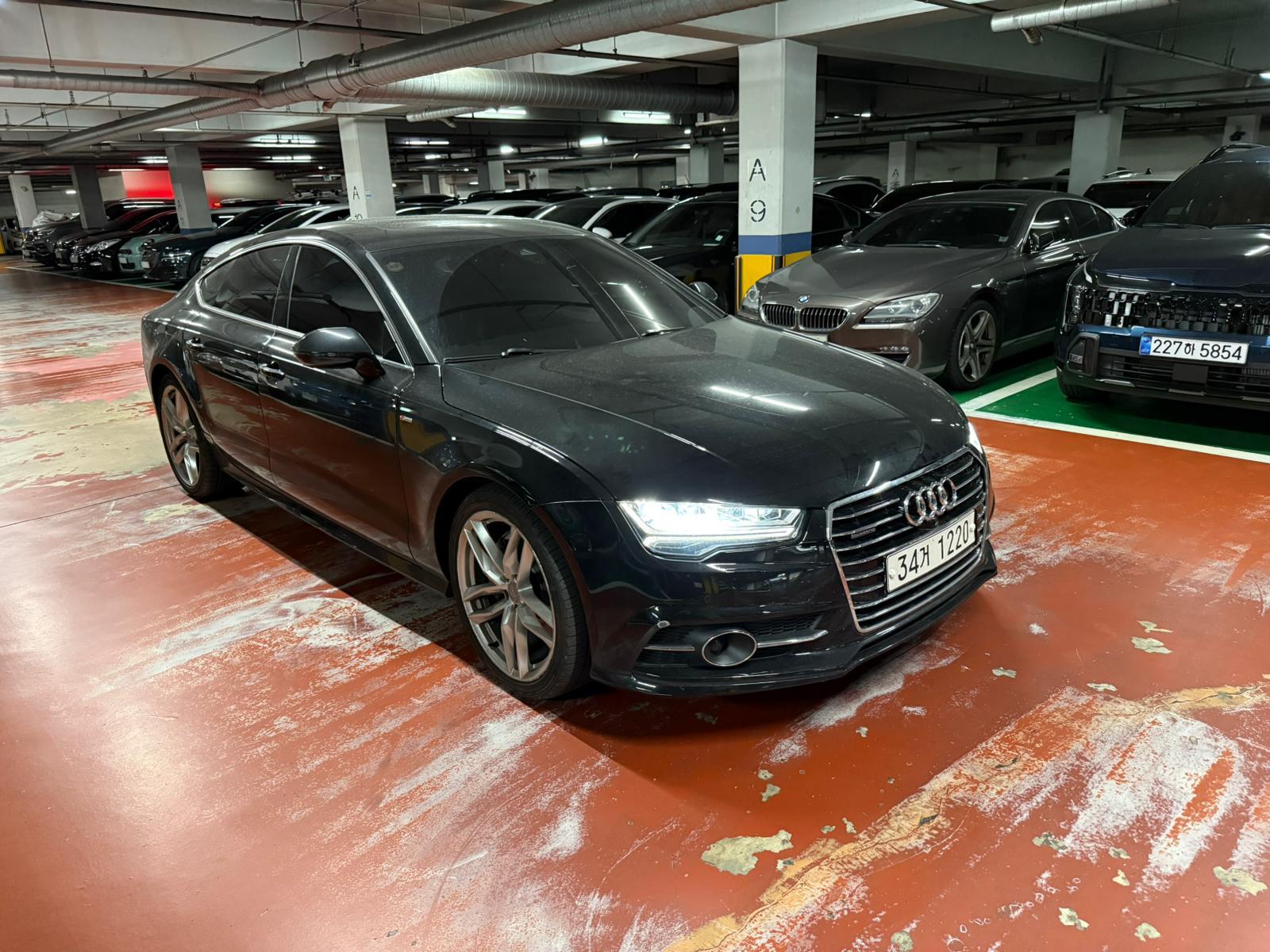 Audi A7 Sportback 50 TDI quattro 2017 - Black - HD Trading Korea car export