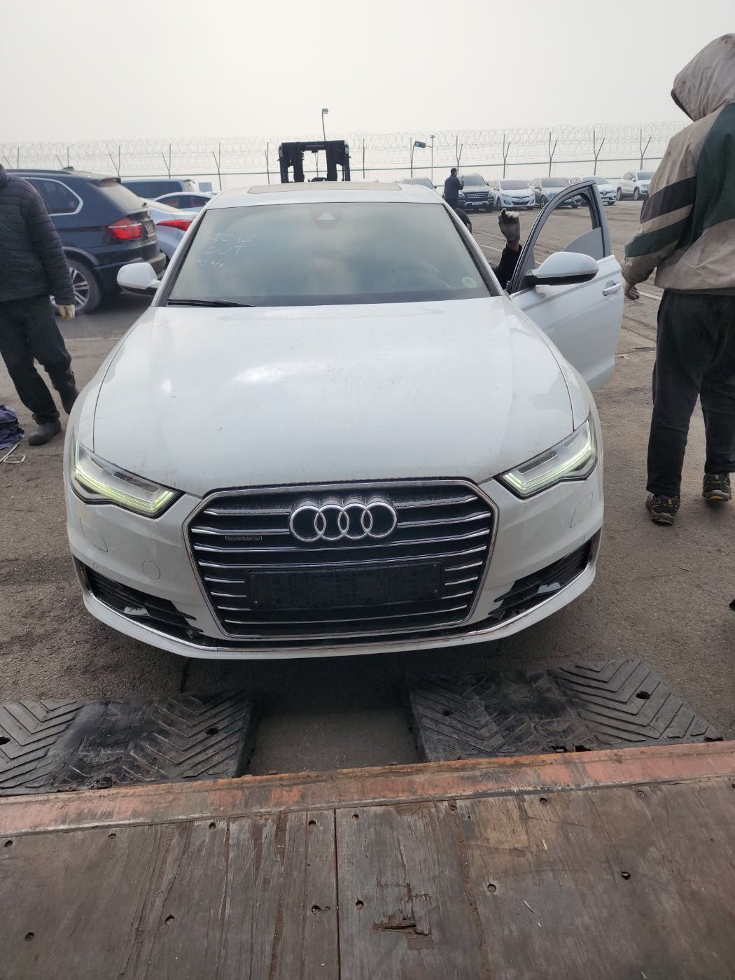 Audi A6 35 TDI 2015 - white — Korean used car export by HD Trading (photo 2)