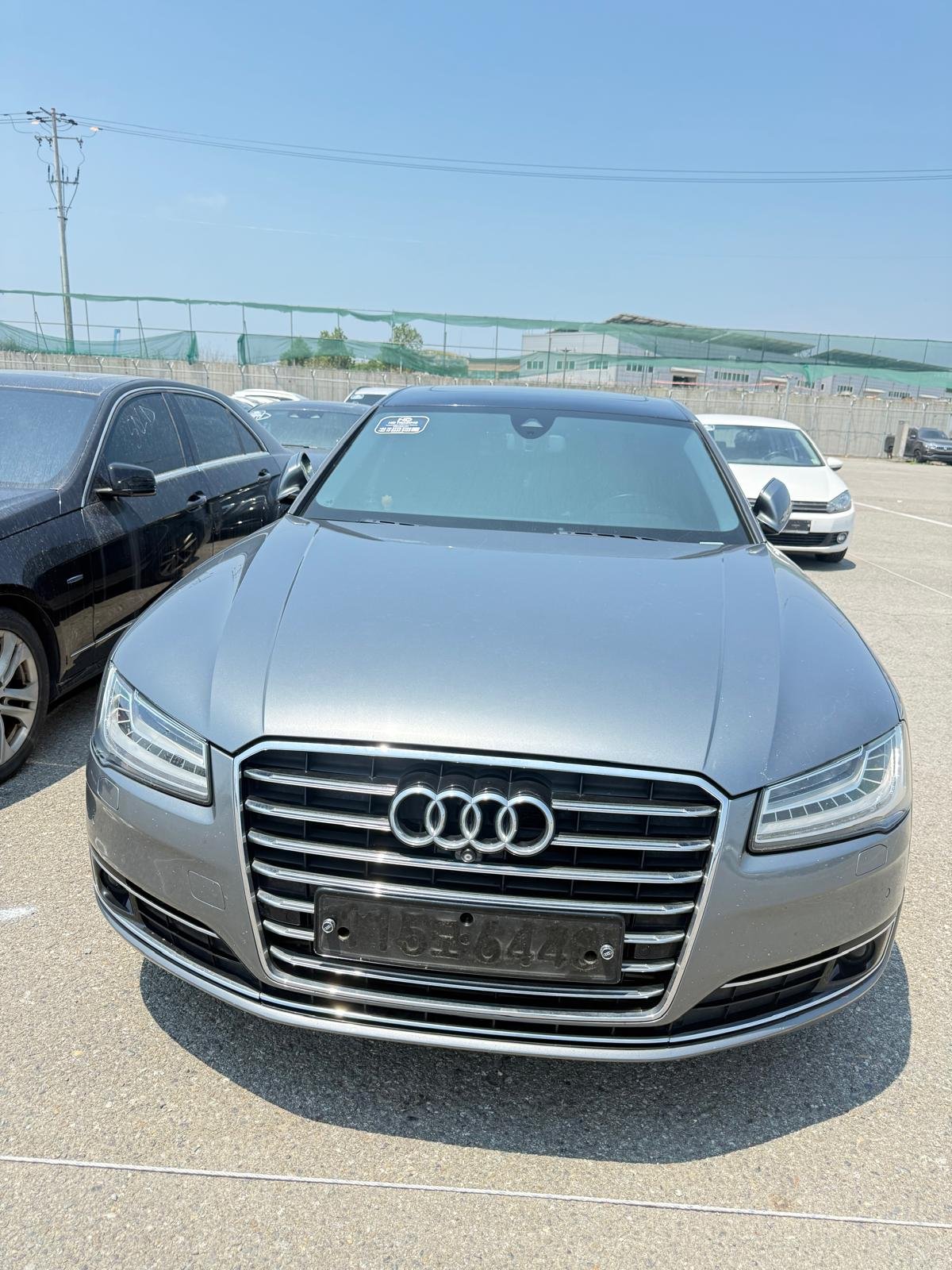 Audi A8 50 TDI 2016 - grey — Korean used car export by HD Trading (photo 1)