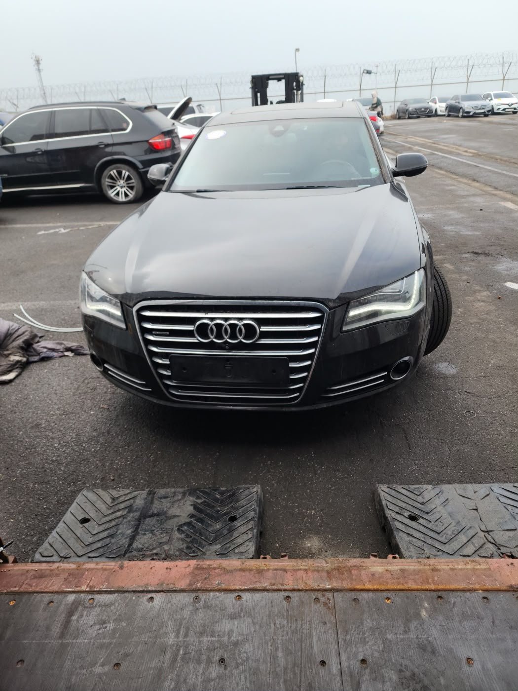 Audi A8 L 3.0 TDI Quattro 2012 - black — Korean used car export by HD Trading (photo 1)