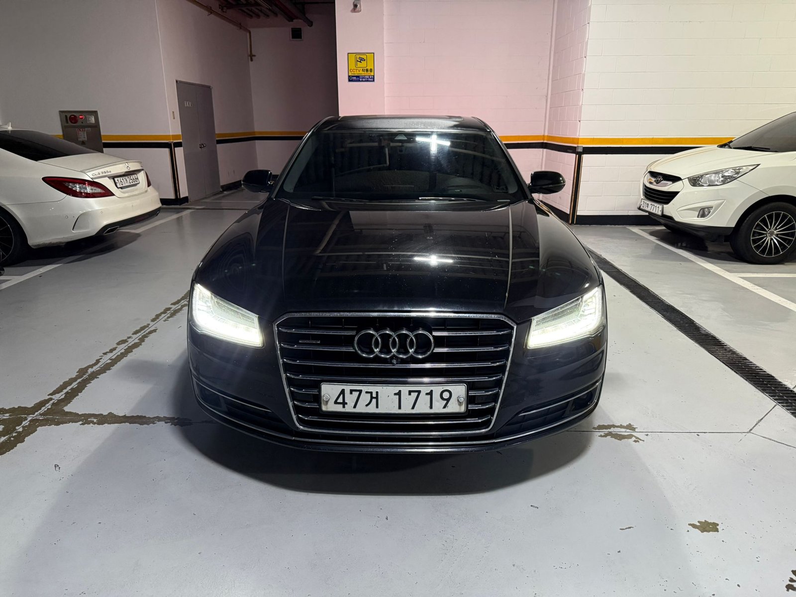 Audi A8 L 50 TDI quattro 2015 - Black — Korean used car export by HD Trading (photo 1)