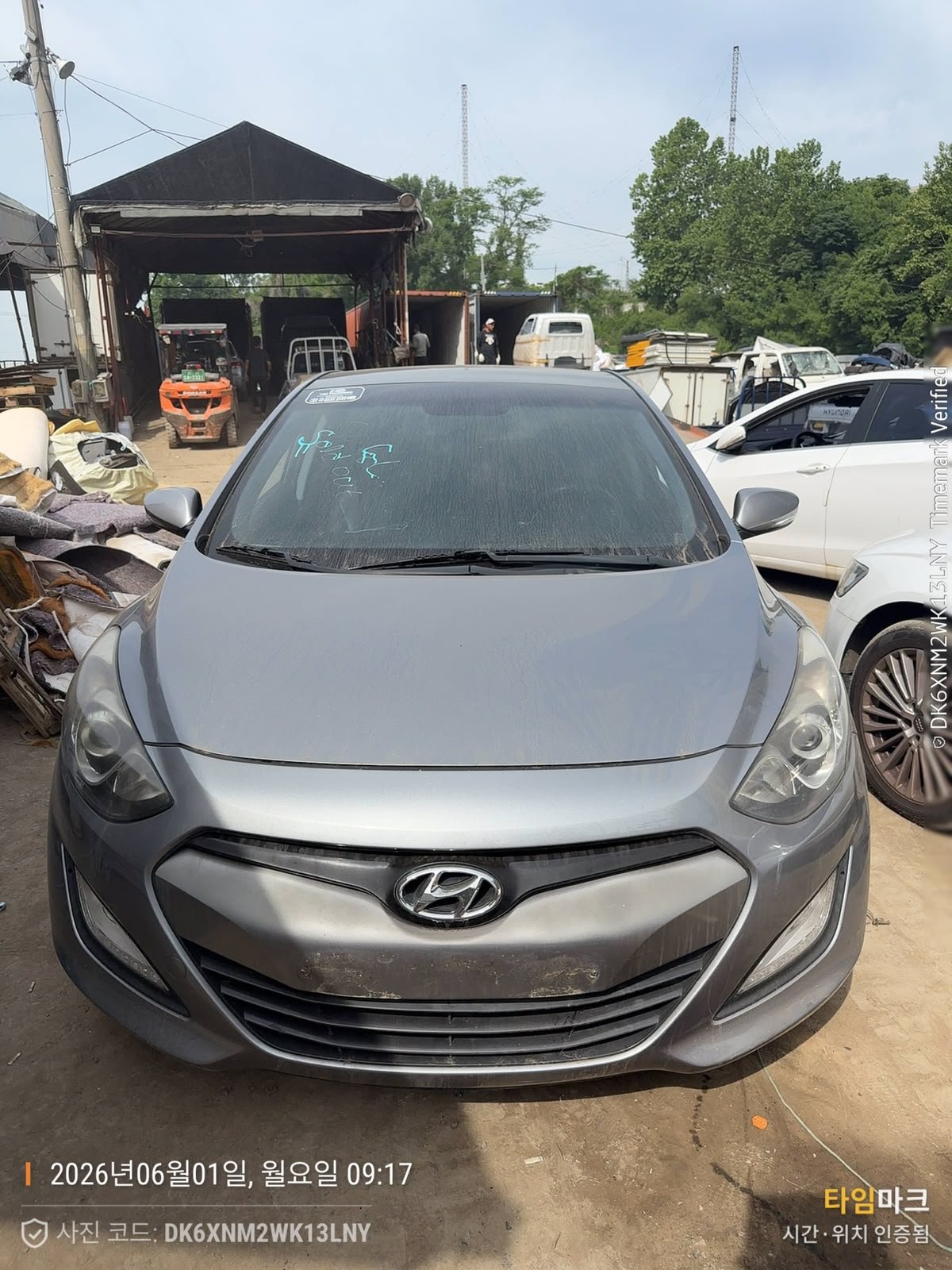 Hyundai i30 2012 - silver — Korean used car export by HD Trading (photo 1)