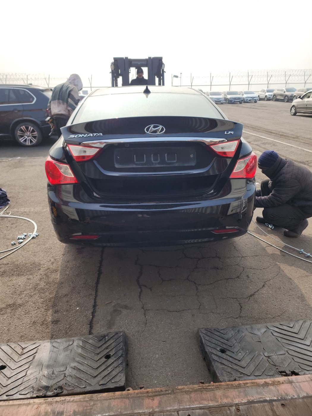 Hyundai Sonata LPi 2014 - black — Korean used car export by HD Trading (photo 2)
