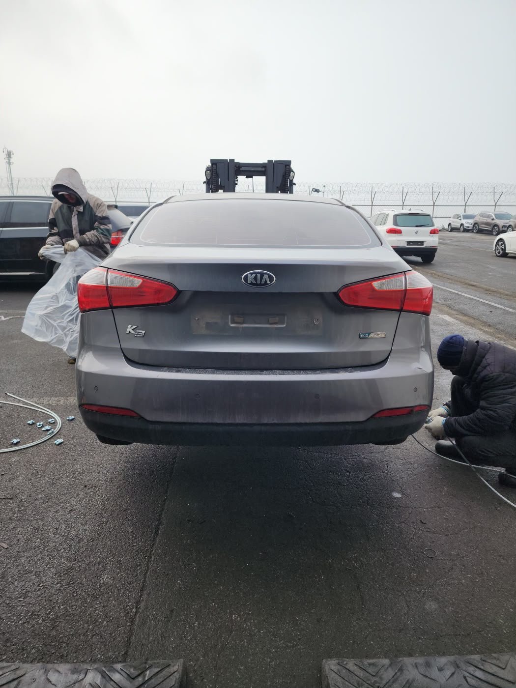 Kia K3 2014 - grey — Korean used car export by HD Trading (photo 2)