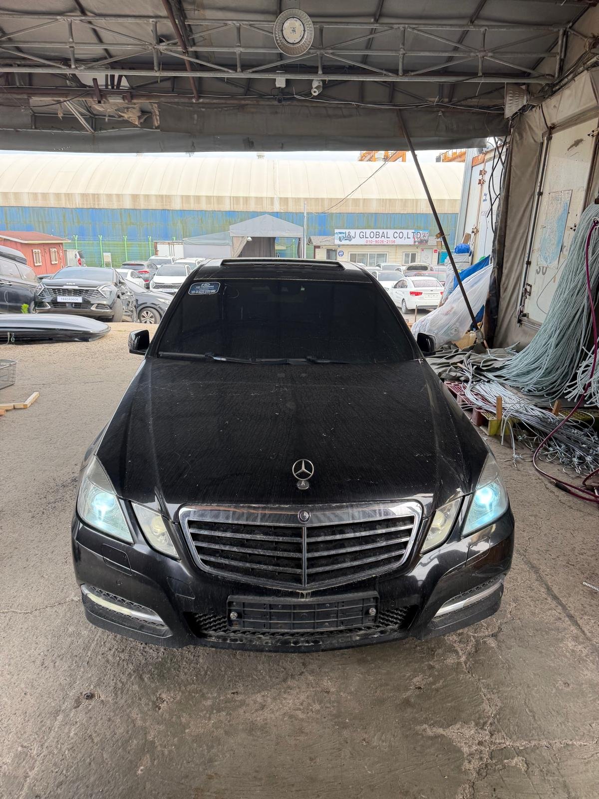 Mercedes-Benz E220 CDI (W212) 2012 - black — Korean used car export by HD Trading (photo 1)
