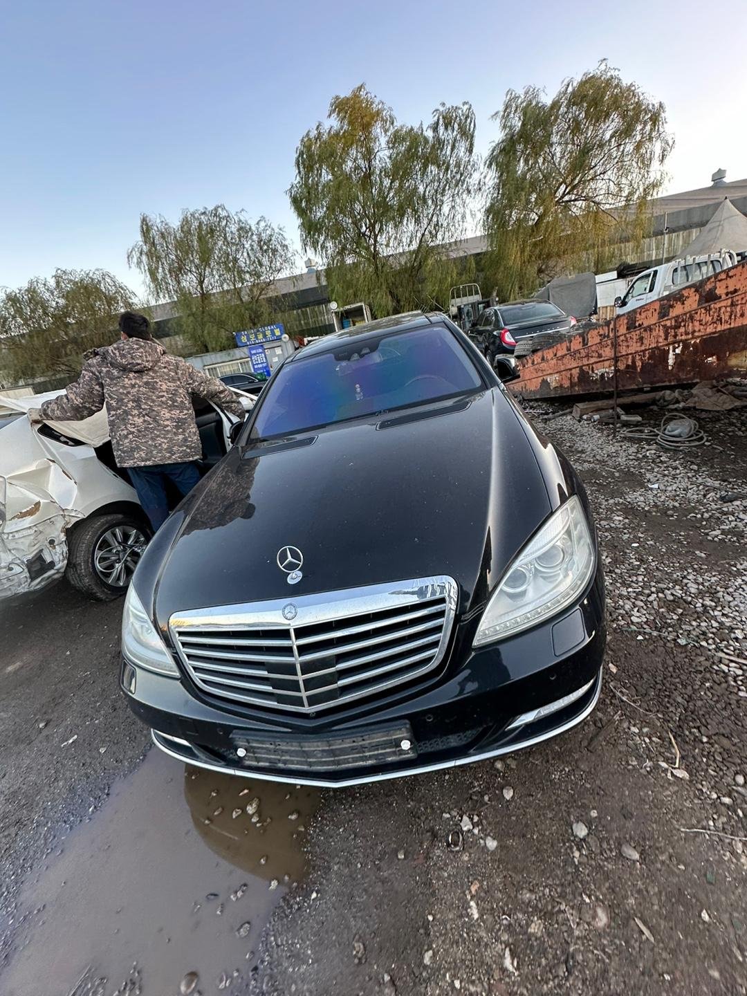 Mercedes-Benz S500 L 4MATIC (W221) 2011 - black — Korean used car export by HD Trading (photo 1)