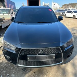 Mitsubishi Outlander 2010 - black — Korean used car export by HD Trading (photo 1)