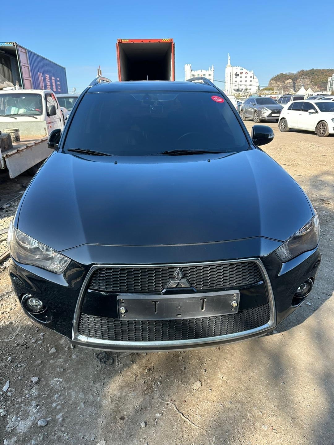 Mitsubishi Outlander 2010 - black — Korean used car export by HD Trading (photo 1)