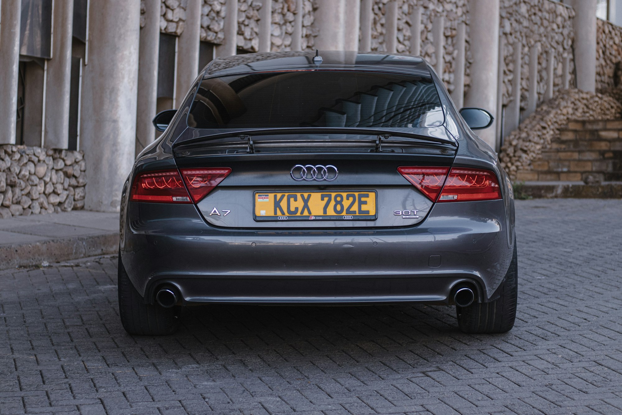 A car delivered to its owner overseas