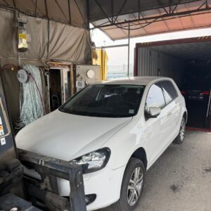 Volkswagen Golf 1.6 TDI BlueMotion (Mk6) 2011 - white — Korean used car export by HD Trading (photo 1)
