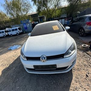 Volkswagen Golf 1.6 TDI BlueMotion (Mk7) 2014 - white — Korean used car export by HD Trading (photo 1)