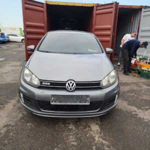 Volkswagen Golf GTD 2010 - grey — Korean used car export by HD Trading (photo 1)